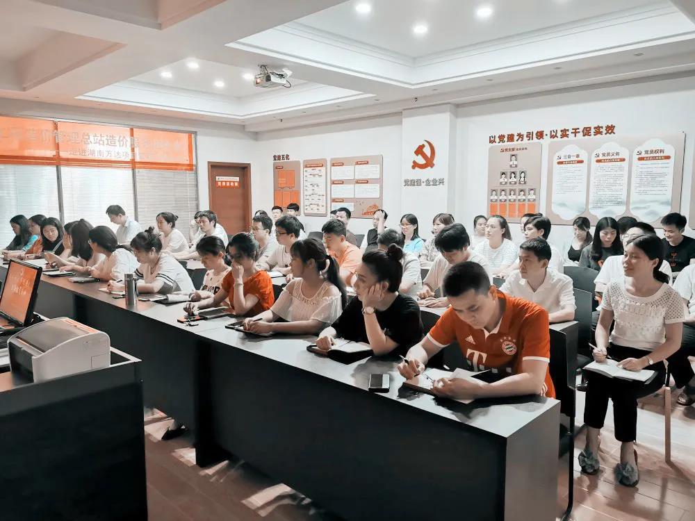 热烈庆祝建党99周年,湖南米乐网页版在线登录入口-米乐(中国)组织全体骨干召开“不忘初心、牢记使命”主题教育活动